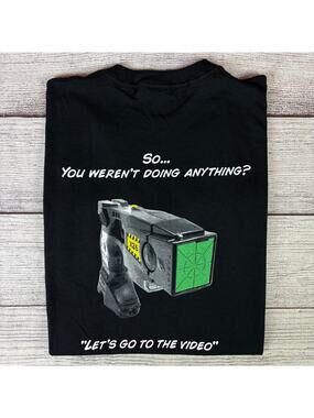 Vintage Taser International Weapon Promo T-shirt